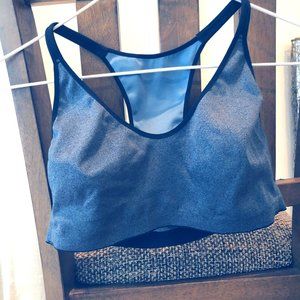 Aerie American Eagle - Real Me - Blue Sports Bra